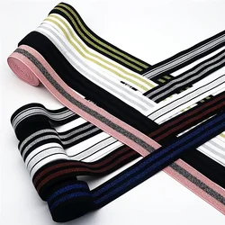 40mm Striped Elastic Band 1m 2m 3m 5m 10m 20m Elastic Band Garment Decoration Elastic Band Accessories Sewing Supplies