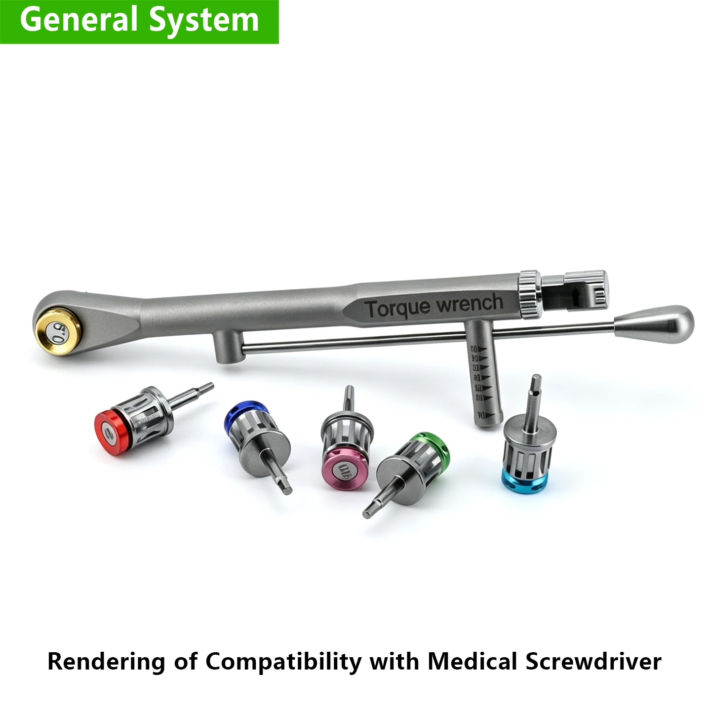 Dental Ratchet & Torque Wrench 10-50 Ncm Dental Restoration Dental Universal Torque Wrench Factory Direct Sales