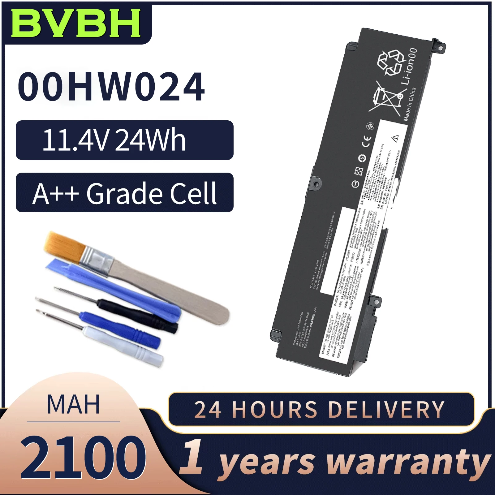 BVBH 00HW024|01AV405 Laptop battery For Lenovo ThinkPad T460s|T470s Series 00HW038|00HW025|01AV406|00HW024