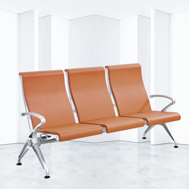 كرسي صف من مادة البولي يوريثين مكون من ثلاثة أشخاص وأربعة أشخاص في انتظار البنك ومحطة انتظار المستشفى كرسي راحة للمرضى الخارجي #4