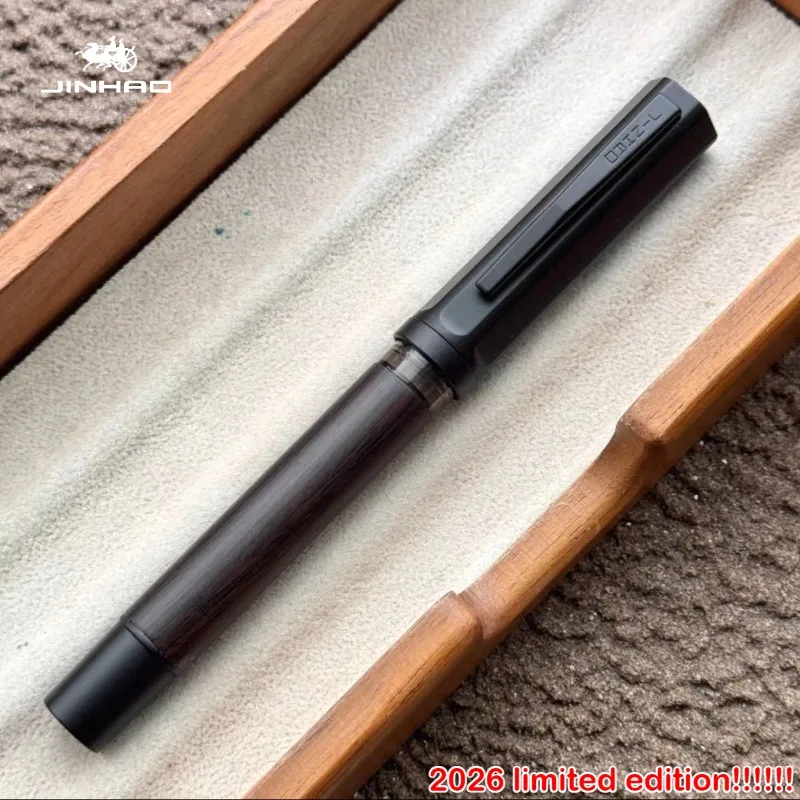 2026 Limited Edition! JINHAO 58 Wood Fountain Pen Calligraphy ink Pens EF F Nib Ink Pen School Office Supplies Stationery view 5