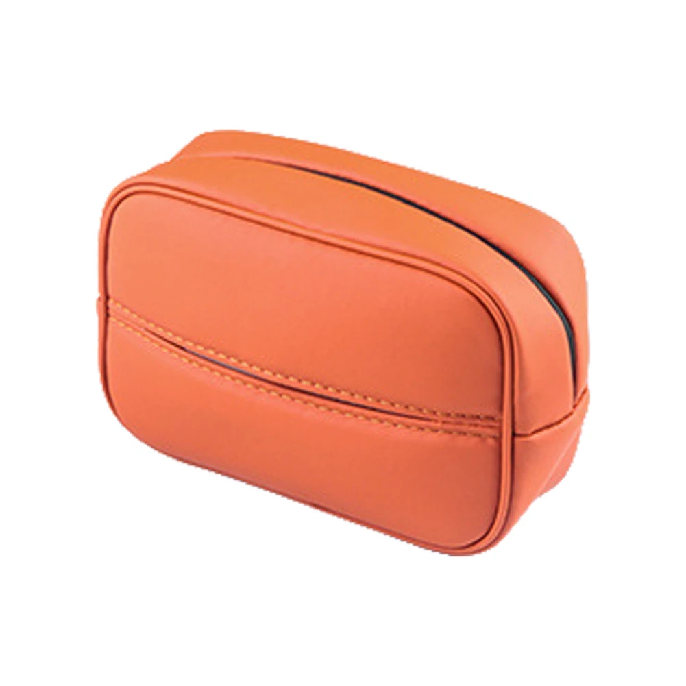 For LEADING IDEAL Lixiang L7 L8 L9 2022 2023 Car Tissue Bag Headrest Hanging Paper Drawer, Orange