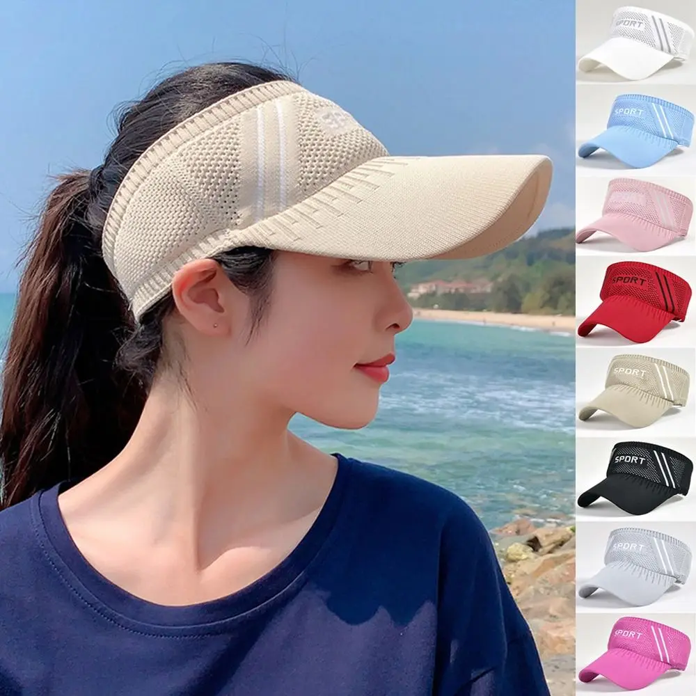 Women Hats Sunscreen Baseball Cap Outdoor Sport Leisure Sun Protection Breathable Sunshade Hat Sun Hats Ponytail Hat