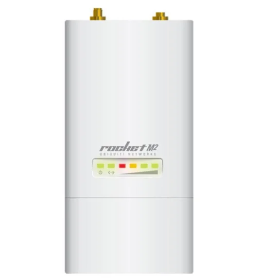 USED UBNT RocketM2 | Base station 2,4GHz, 1x RJ45 100Mb/s 2x RP-SMA airMAX protocol support TELECOMMUNICATIONS