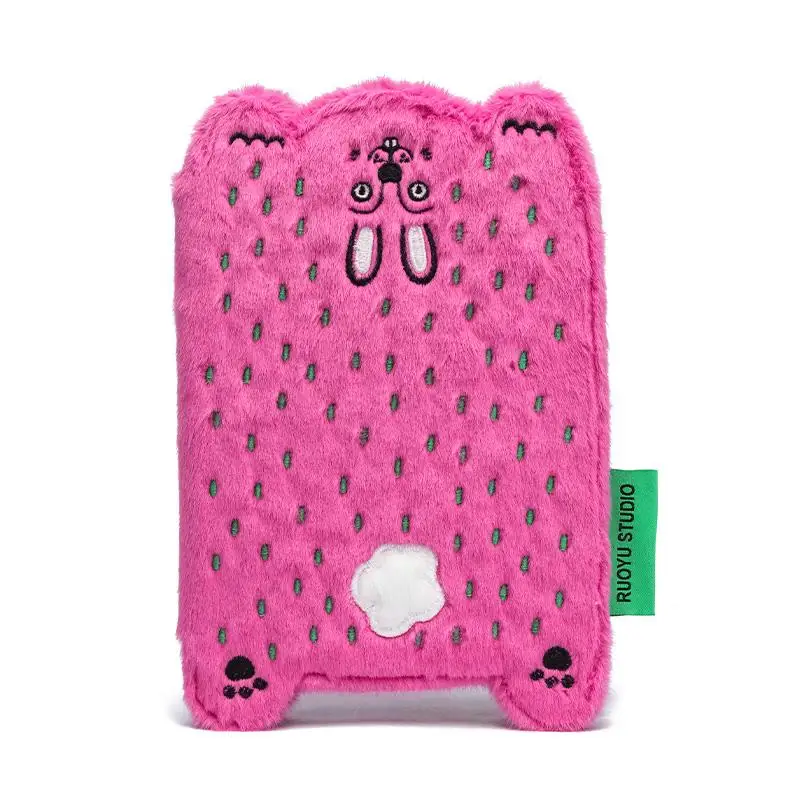 

Cute Animal Passport Holder Card Bag Document Storage Original Design RUOYUSTUDIO Functional Small Bag for Youth