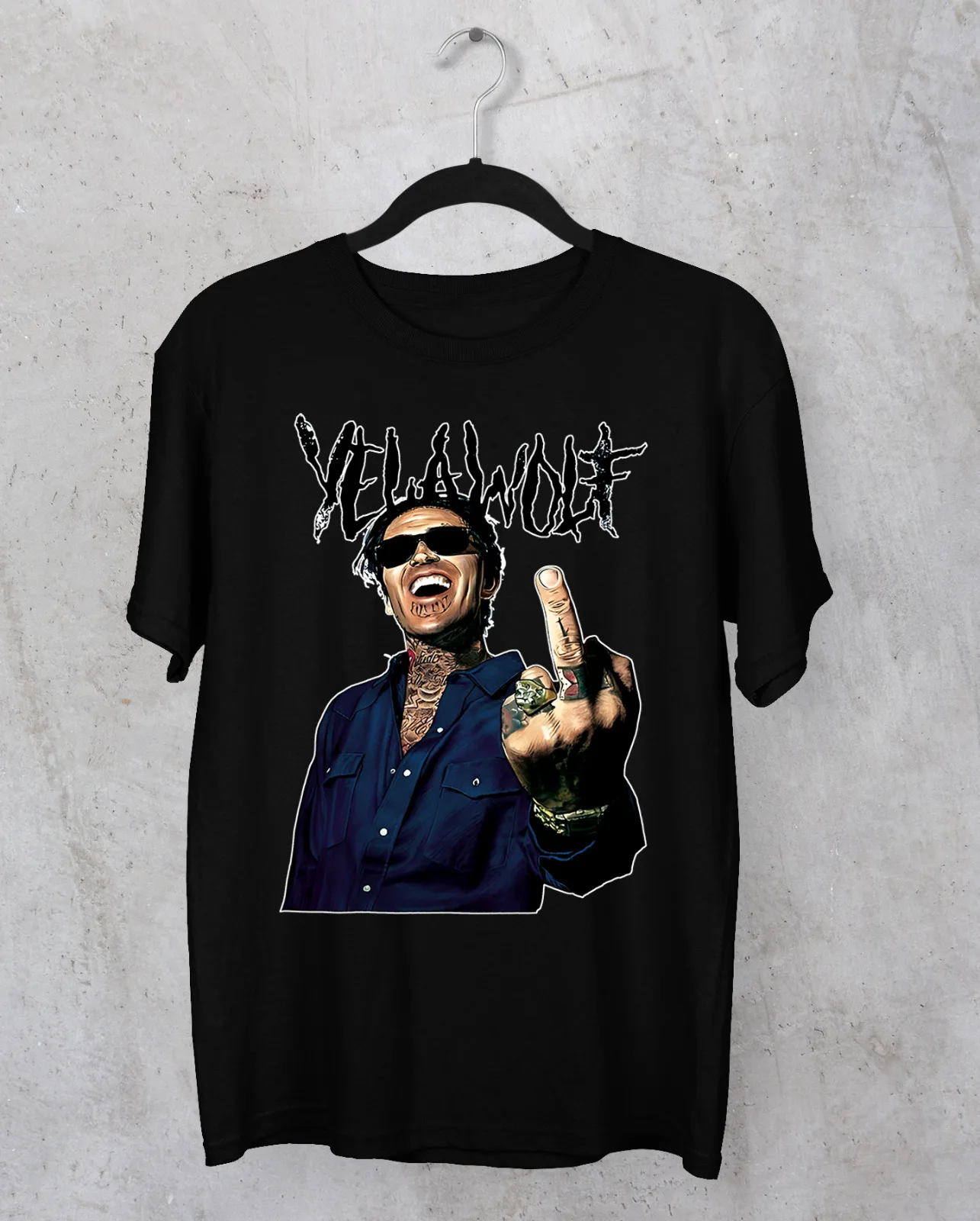 Yelawolf rapper black T shirt NEW short sleeve S to 5Xl JJ3691