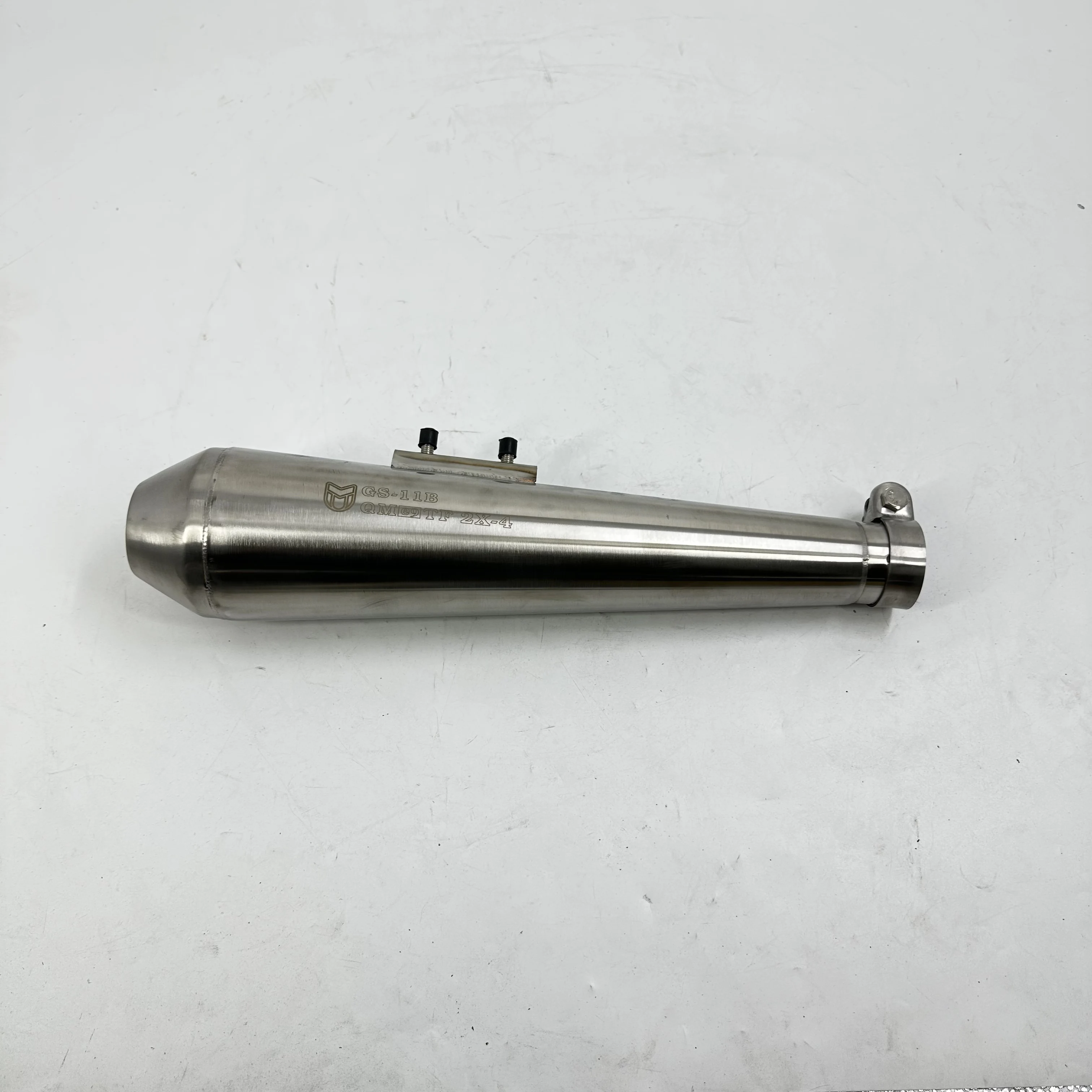 

Motorcycle EXHAUST SILENCER - LOUD - BRUSHED For MUTT Motorcycle Original Parts MPT-0208