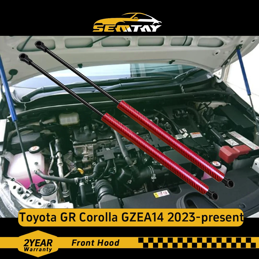 

Стойки капота SEMTAY для Toyota GR Corolla GZEA14 2023-настоящий подъемник капота, пружинные амортизаторы, поддерживает автомобильный аксессуар