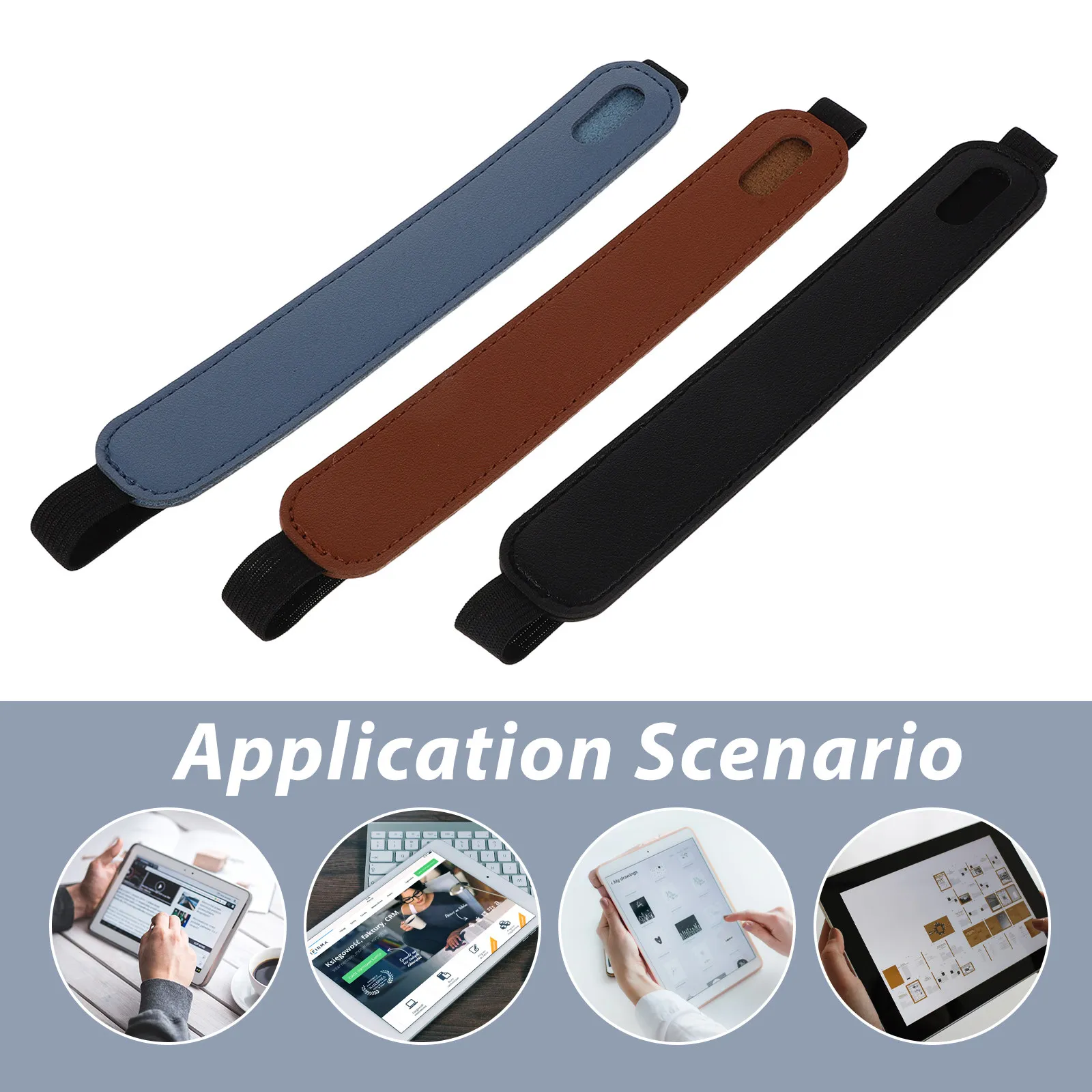 3Pcs Stylus Pen Holder Case Universal Elastic Band Protective Sleeve for Tablet Digital Pencil 10.3-13 Inch Portable Dustproof