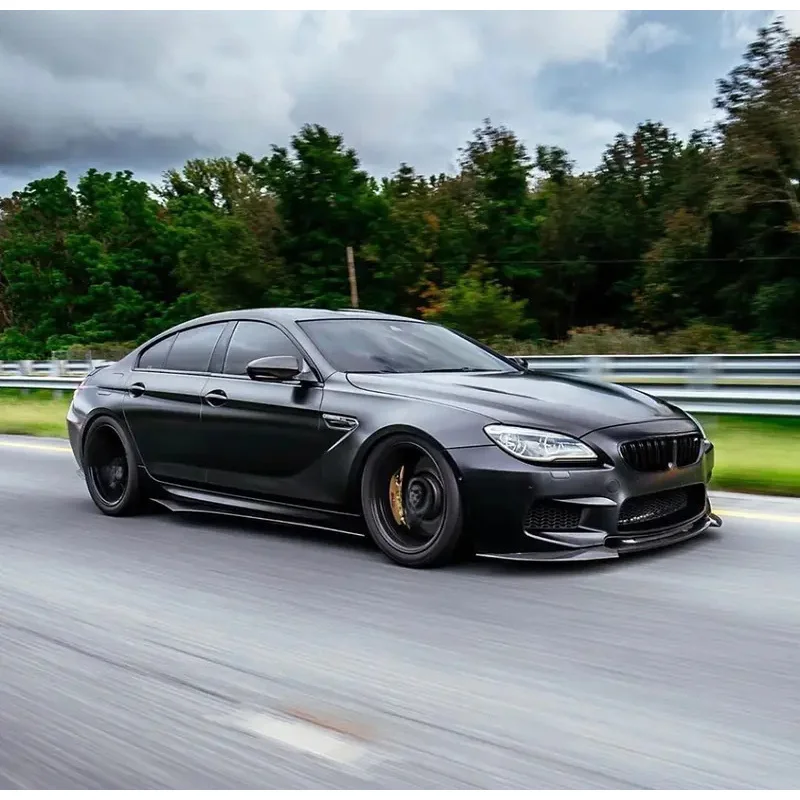 

High Quality V Style Carbon Fiber M6 F06 F12 F13 Car Front Bumper Lip