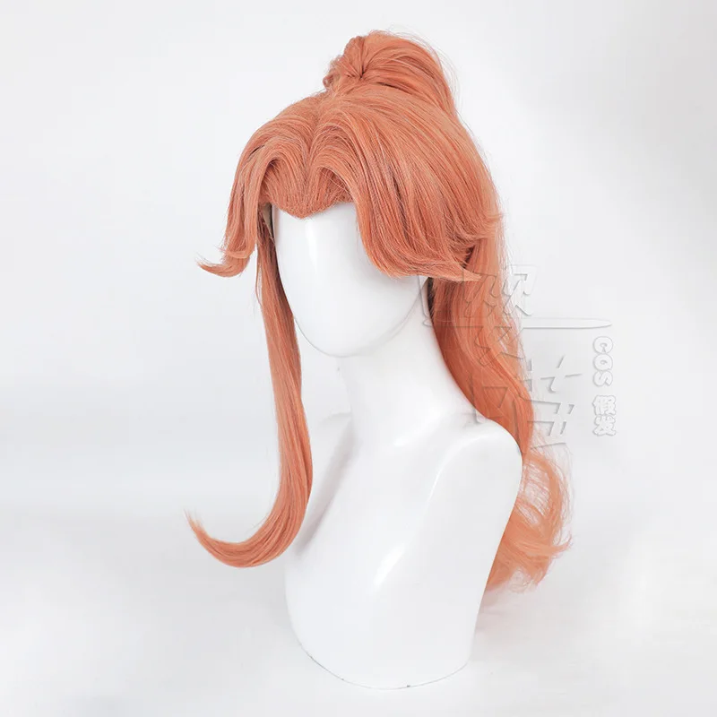 LOL Battle Bunny Miss Fortune Cosplay Wig Game League of Legends 65CM Long Brown Heat Resistant Synthetic Wig Anime Cosplay Wigs