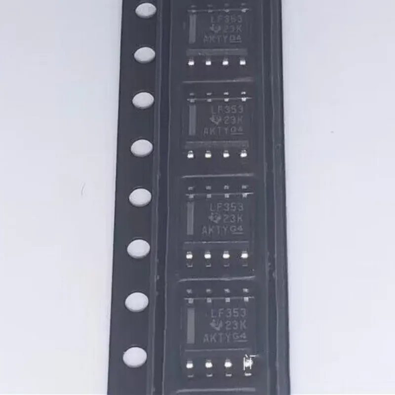 10Pcs/Lot New Original [Non-domestic] Imported LF353DR LF353 SOP8 Transport Pass Calculation Amplifier Chip In Stock