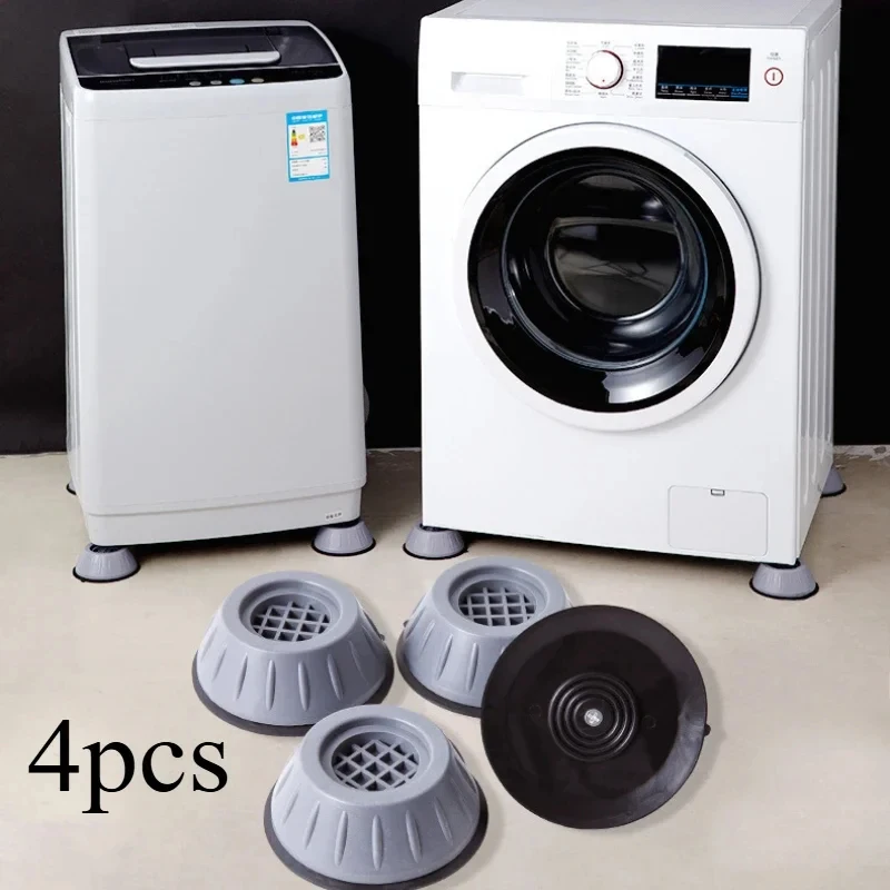 2/4/8/10/12Pcs Anti Vibration Feet Pads Waterproof Legs Slipstop Silent Skid Raiser Mat Washing Machine Dampers Stand Furniture