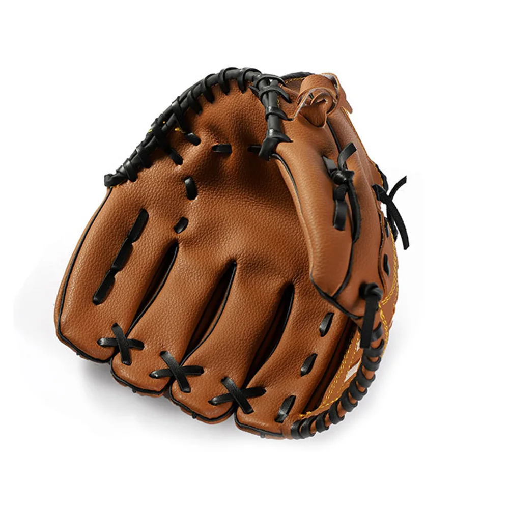 

10 .5 Baseball Glove Wear-resistant Gloves Catchers Mitt Thicken PU Material Children's Softball Left Hand