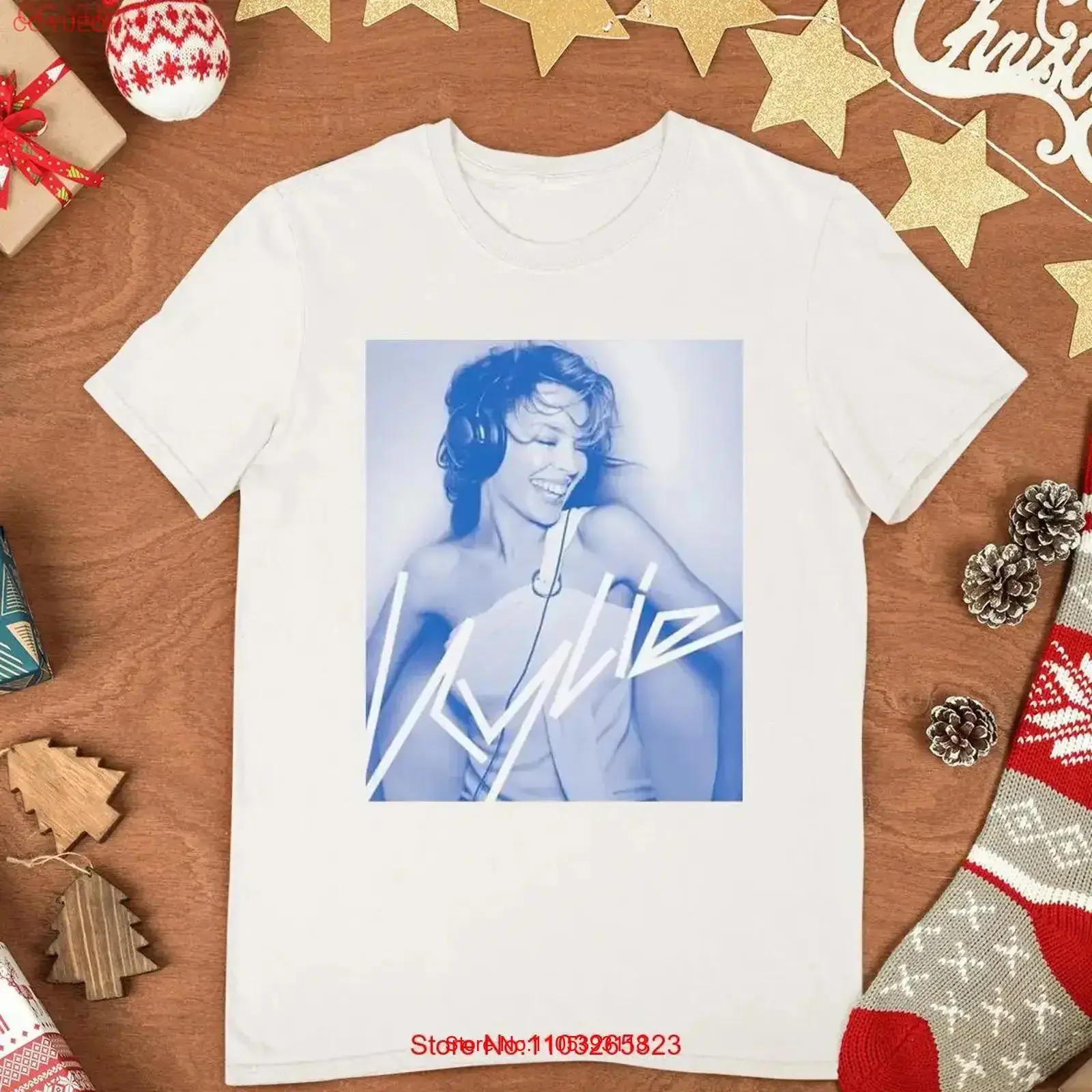 Kylie Minogue Retro Fever Photo T Shirt White All Size Fans OB104 vintage Washed Slightly Soft Casual Breathable Versatile
