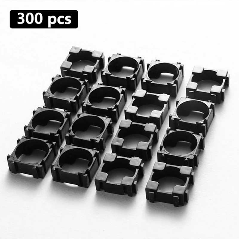 300Pcs 18650 Battery Safety Anti-Vibration Bracket Cylindrical Bracket 22X22 Mm Lithium Battery Bracket