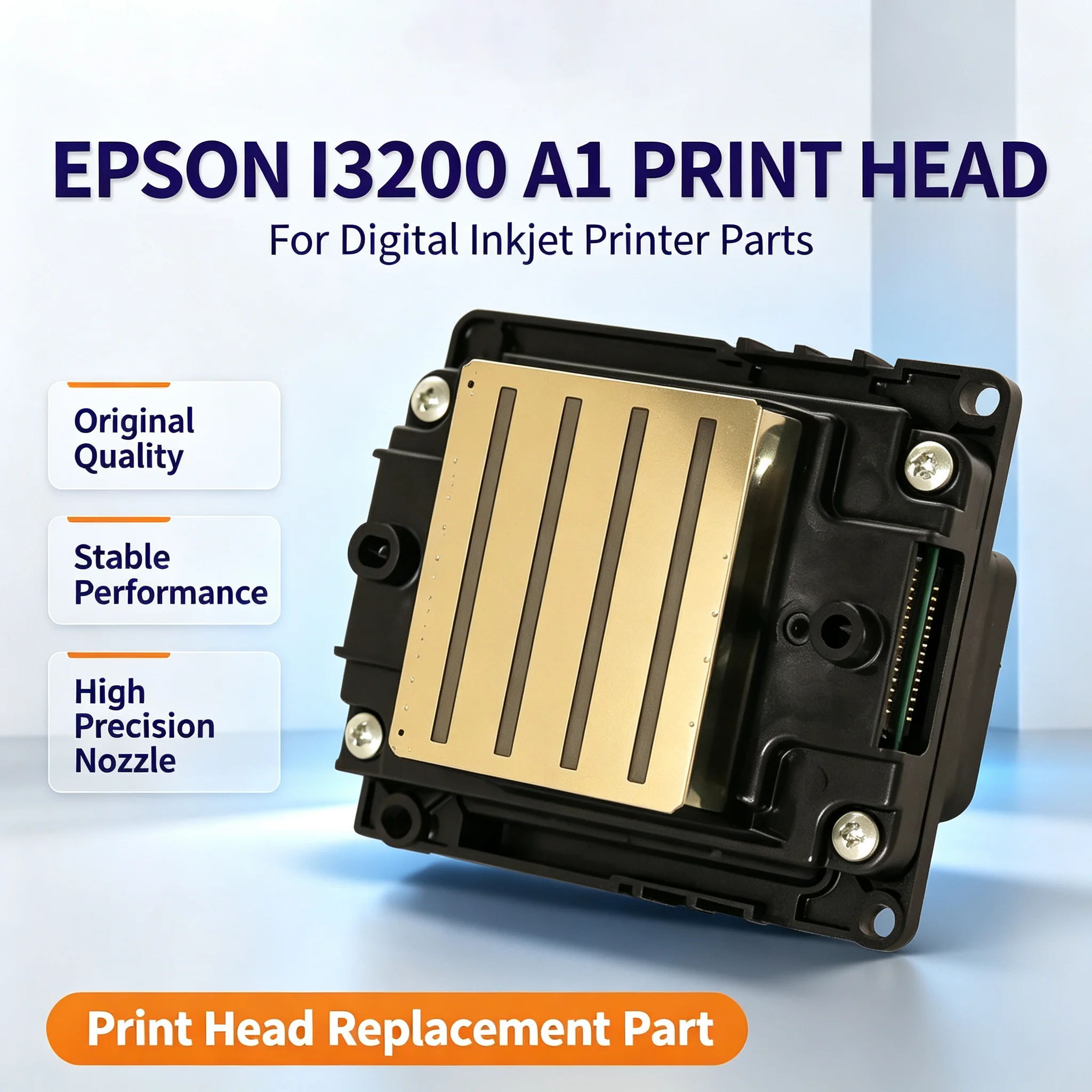 Unlocked For I3200 A1 U1 E1 4720 Printhead for Epson DTF Head Cabezal Compatible Water Oil High Speed Printer Nozzle Replacement