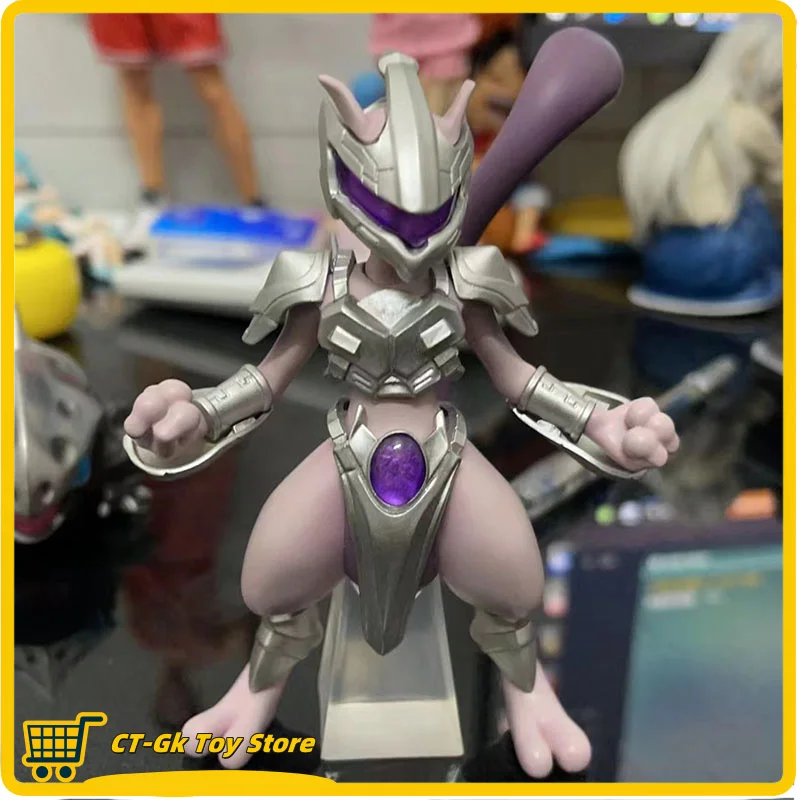 11Cm Stalen Mewtwo Action Figure Anime Pokémon Figuren Gk Collectie Ornament Geschenken Cartoon Model Pop Cadeau Speelgoed Decoratie