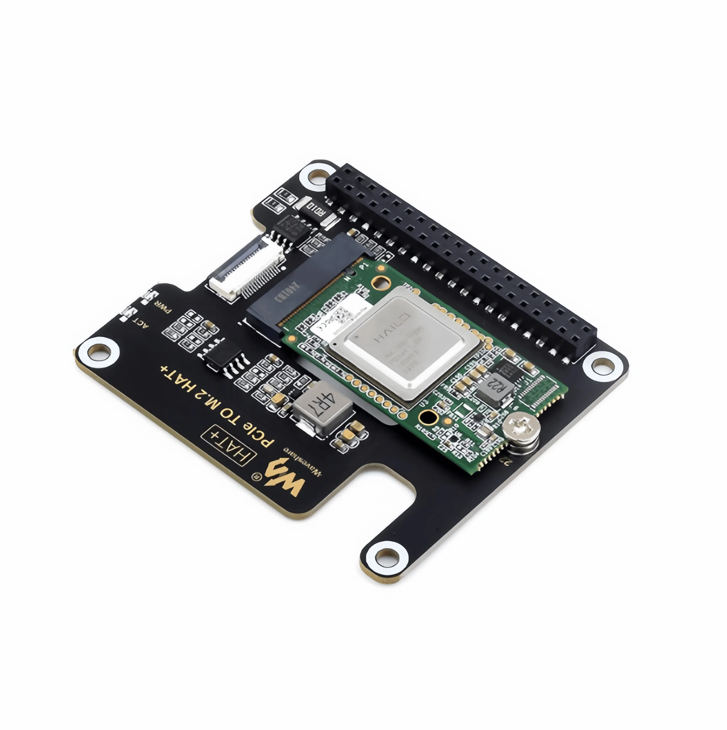 Raspberry Pi 5-го поколения Hailo-8 комплект искусственного интеллекта AI M.2 Key M интерфейс 26TOPS вычислительная мощность