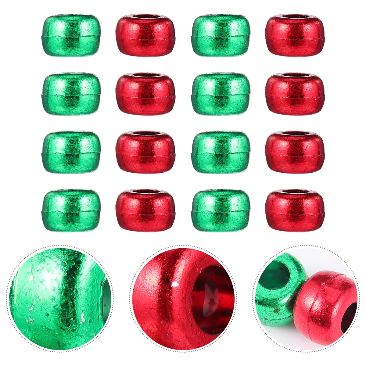 1000Pcs String Beads Handmade Large Hole Mixed Color Spacer Beads DIY Jewelry Accessories Lightweight Craft Materials