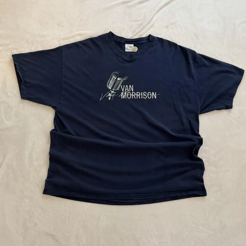 Vintage Port and Company Van Morrison 2001 Tour band T-Shirt 2XL