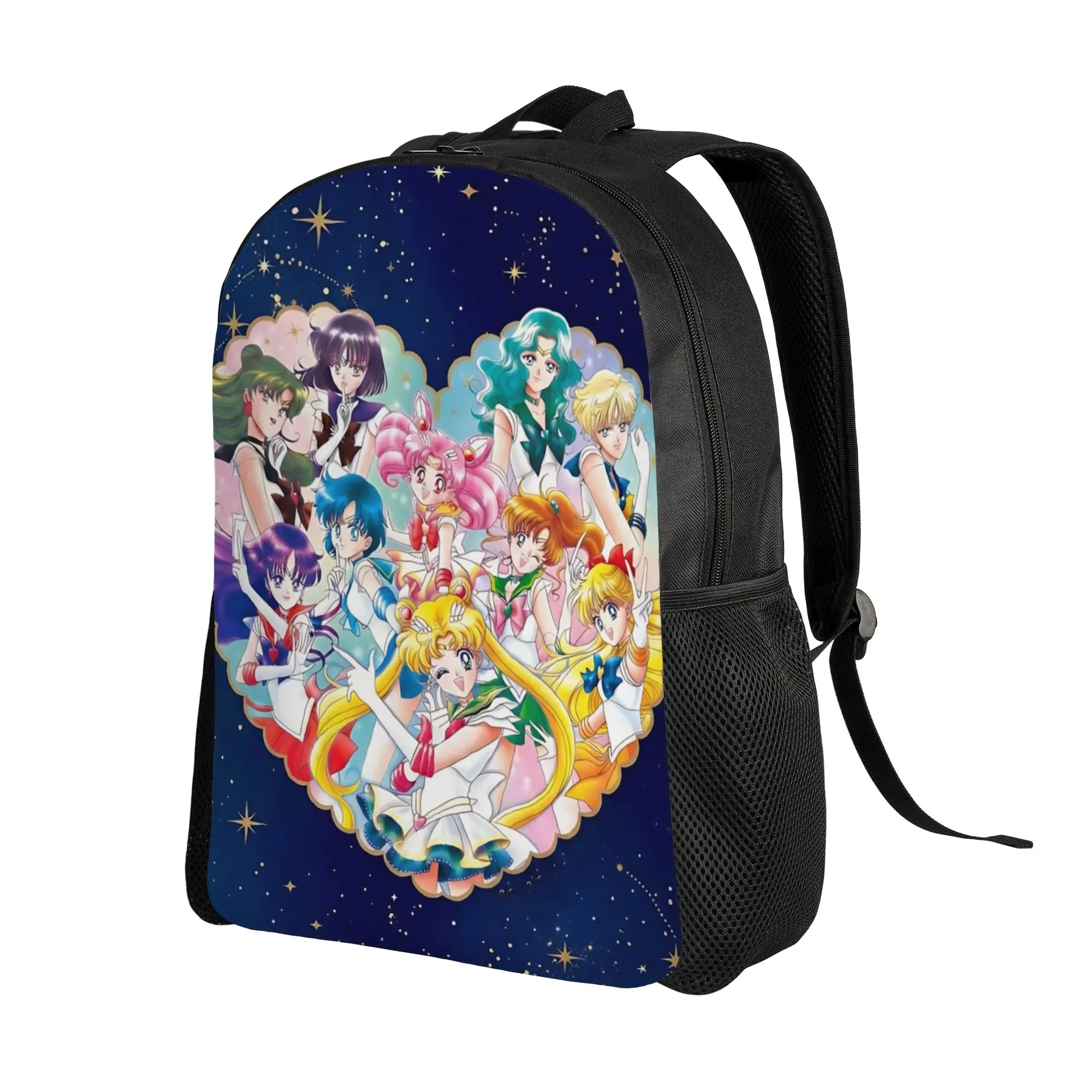 1Piece Heart New School Year Schoolbag Pretty Guardian Sailor Moon High School Students  Backpack