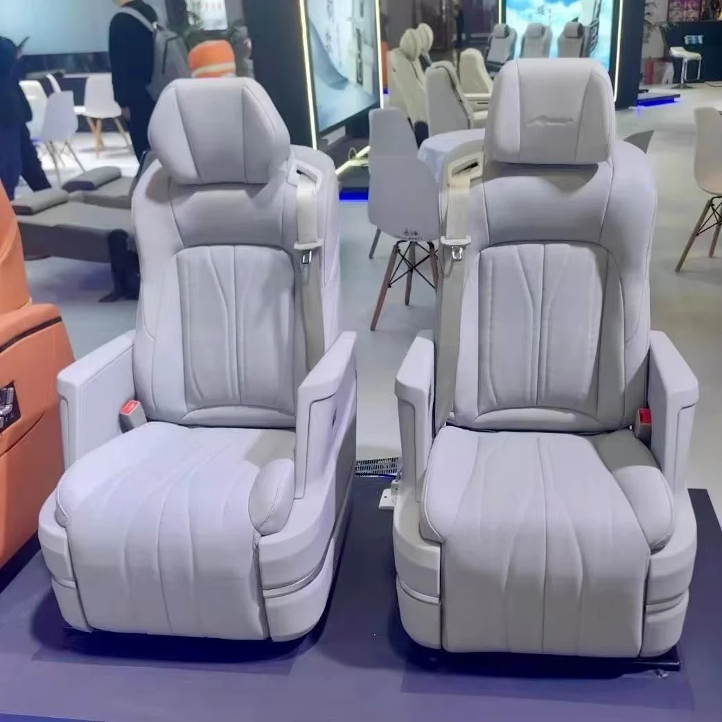 Luxury Car Seats That Are Adjustable Car Safety Seats with Pneumatic Massage and Rotation Functions Applicable to Kia Carnival