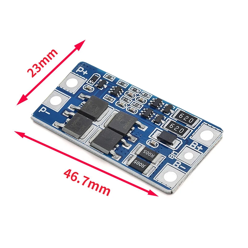 New 2 Series Of Lithium Battery Protection Plates Balanced Function Overcharged Over Discharge Protection Board Cell Pack Module