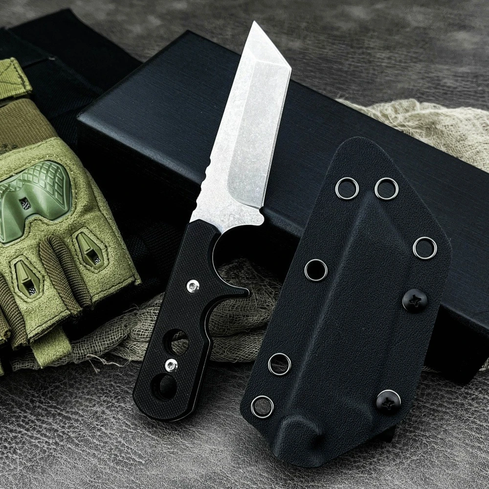 

Новый компактный нож TAC Survival с фиксированным лезвием и ножнами EDC, походный инструмент, стиль, уличный аварийный нож, лезвие 8Cr13Mov, ручка G10