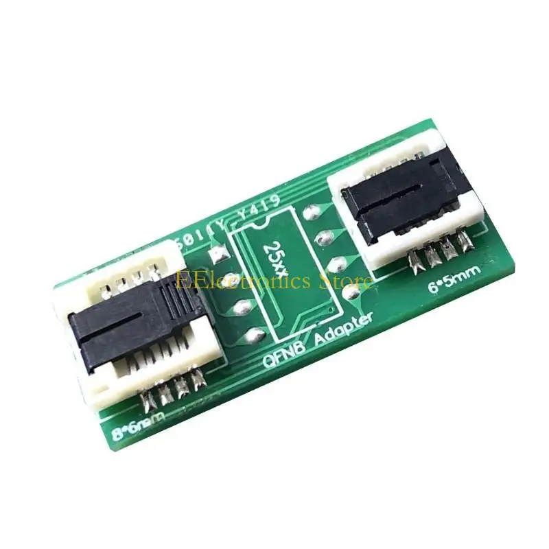 B03C Universal QFN8/WSON8/MLF8/MLP8/DFN8 to DIP8 Socket Adapter  for 6x5mm 8x6mm Chips Convenient Chip Programming Solution