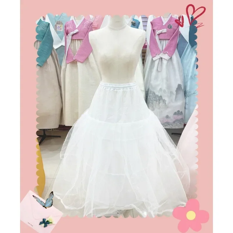 

Korean Original Imported High-end Hanfu Panty Skirt Large Pong Underskirt Lady Dress 85cm