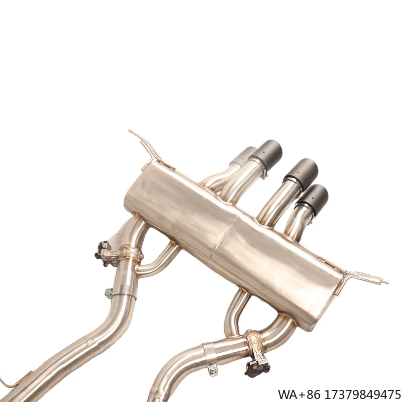 

Stainless Steel Exhaust Catback for BMW M3/M4 G80/G82 S58 3.0T 76-89mm Mid Catback Valvetronic Muffler Exhaust Pipe