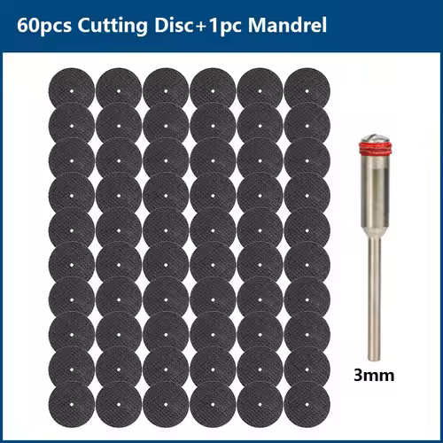CMCP 32mm Abrasive Cutting Disc With Mandrels Grinding Wheels For Dremel Accesories Metal Cutting Rotary Tool Saw Blade - Image 12
