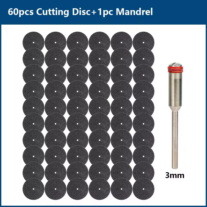 CMCP 32mm Abrasive Cutting Disc With Mandrels Grinding Wheels For Dremel Accesories Metal Cutting Rotary Tool Saw Blade - Image 12