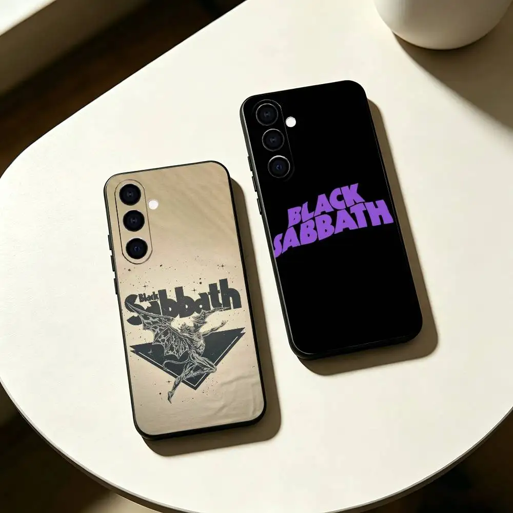 Heavy metal band B-Black Sabbath Phone Case Black Silicone Soft For Samsung Galaxy A73,A72,A71,A70,A53,A52,A51