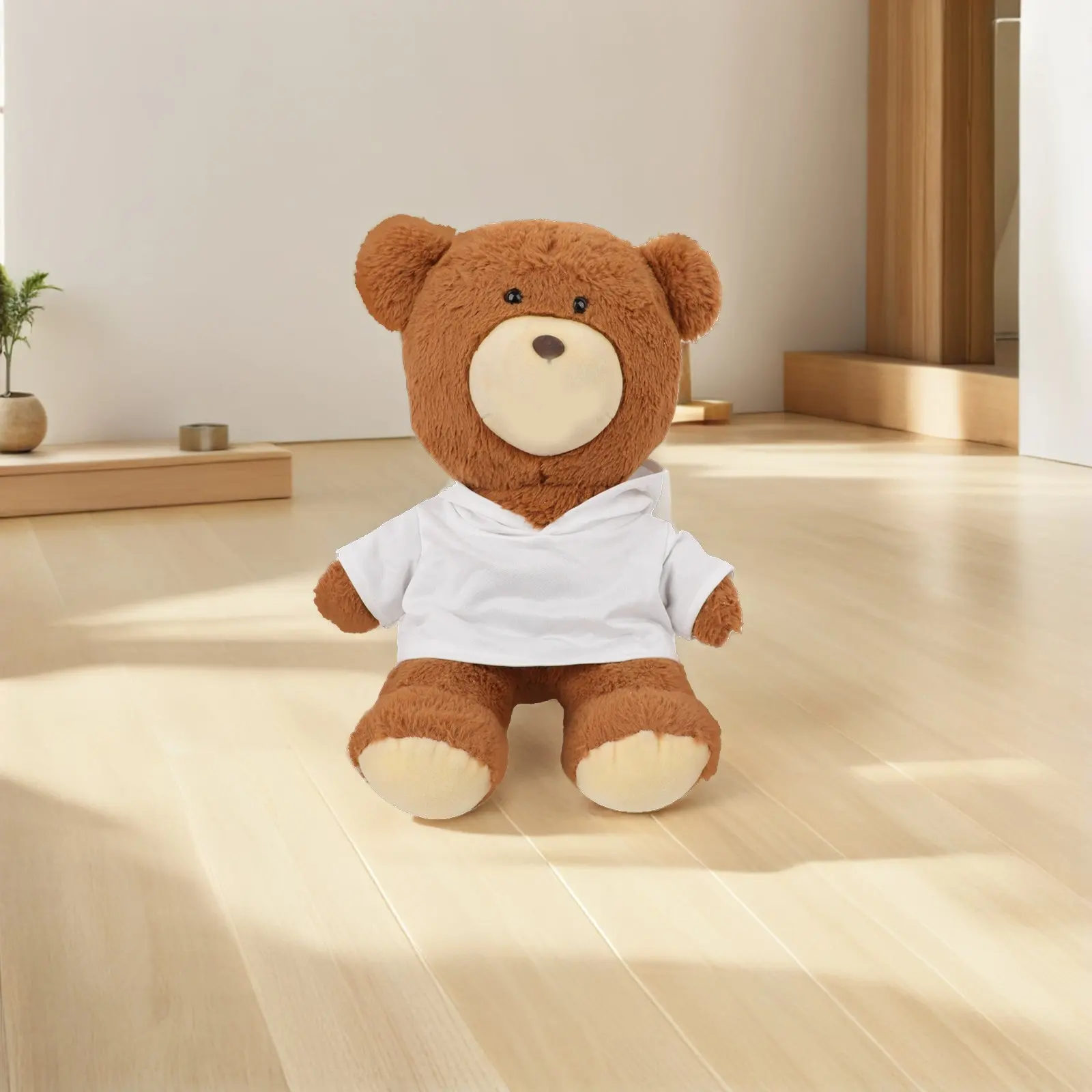 4Pcs Stuffed Animal Clothes For Kids Party Favors Event Planner Soft Bear Shirts Bulk Blank Mini Small Bears