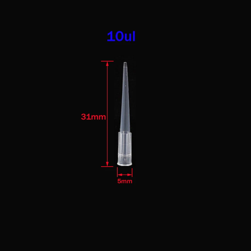 오토클레이브 가능한 실험실 피펫 팁, 플라스틱 피펫, 학교 교육 의료 용품, 10ul, 200ul, 1000ul, 5ml, 10ml