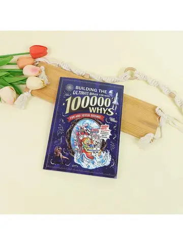 100000 Whys: Building the Ultimate Brain for Kids English Version Fun Science Cartoon Book Children's Early Education STEM Learn