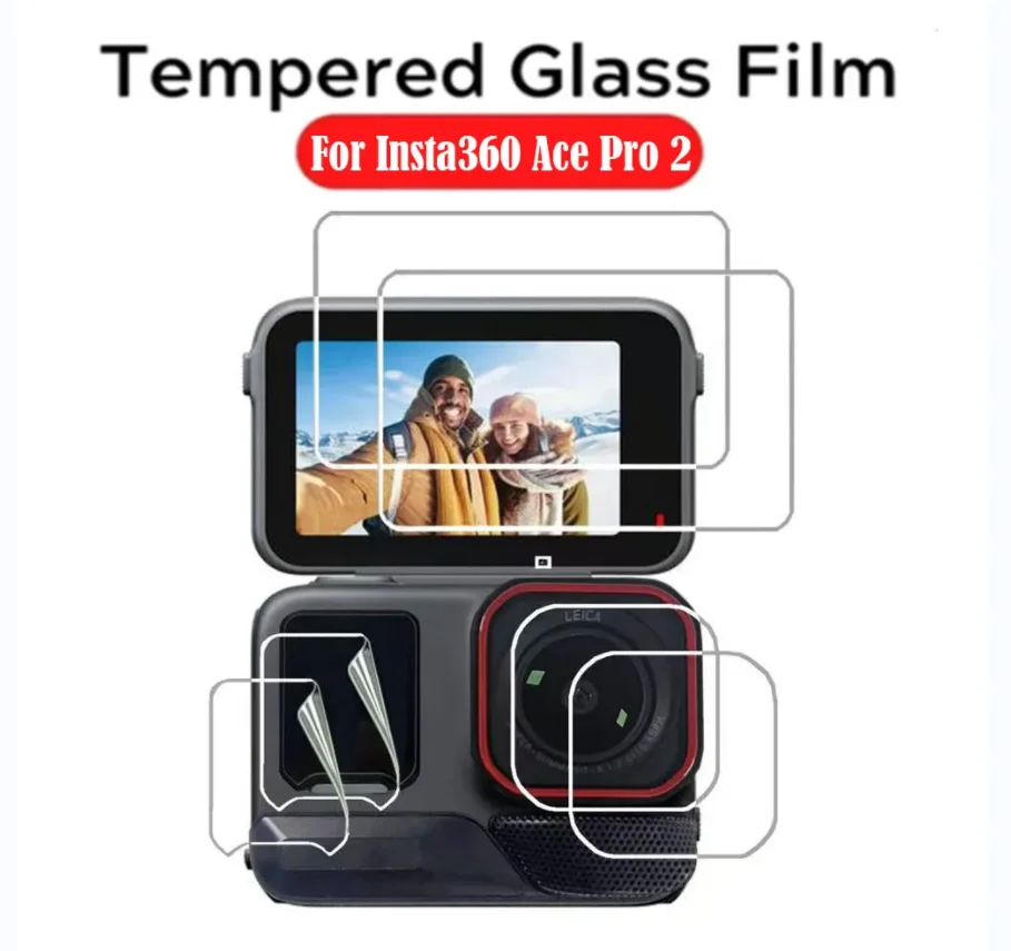

For Insta360 Ace Pro 2 Screen Protector, Camera Screen Protectors, Lens Protector, HD Tempered Glass,9H Hardness,Scratch Resista