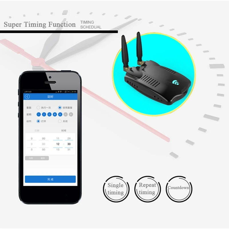 For Ewelink 433 RF Bridge Convert 433Mhz To Wifi Signal Smart Home Remote Control RF Gateway Garage Door Control