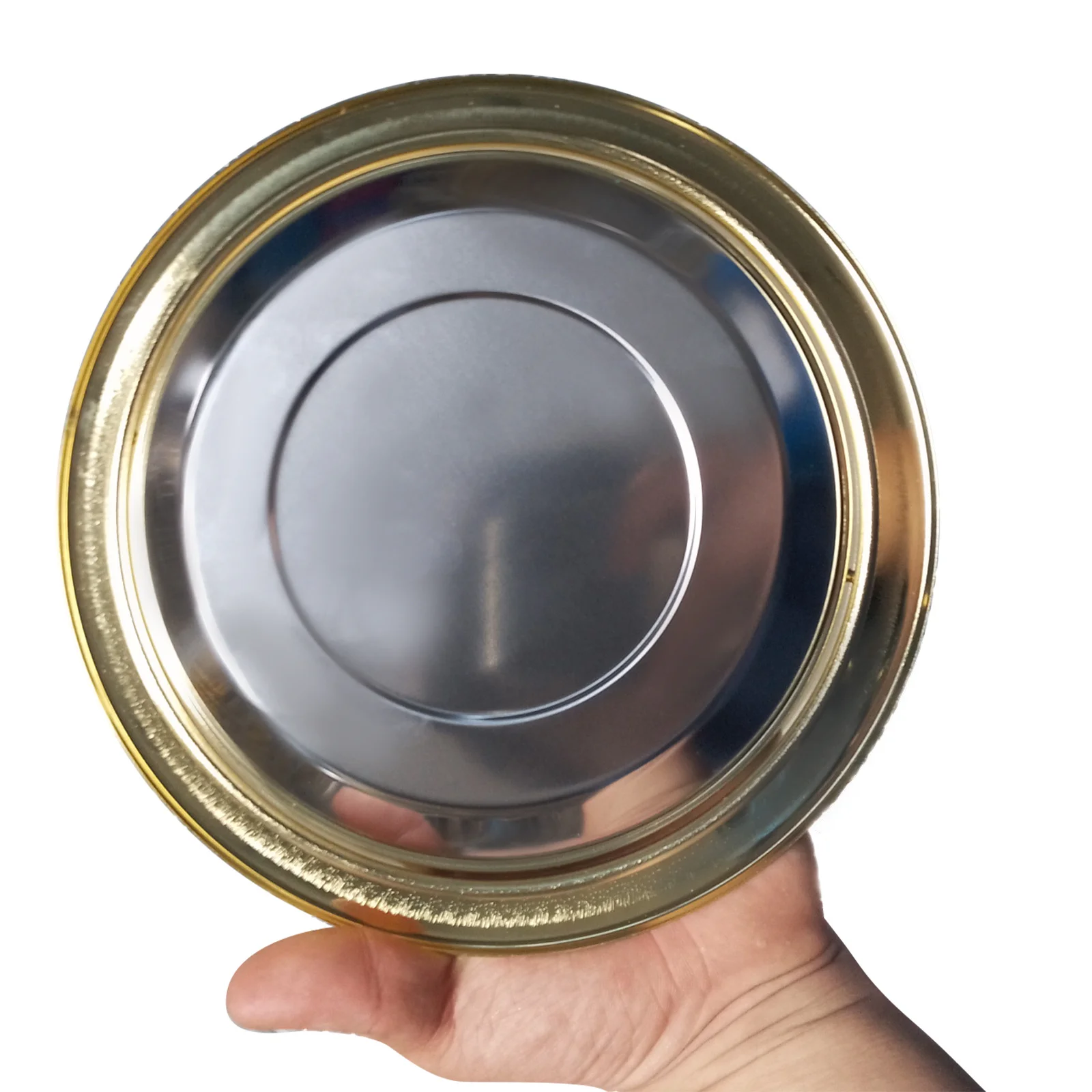 

Recessed Trash Bin Lid Stainless Steel Swing Flap Cover for Countertop Garbage Can Replacement Kitchen Bathroom Hotel Airport