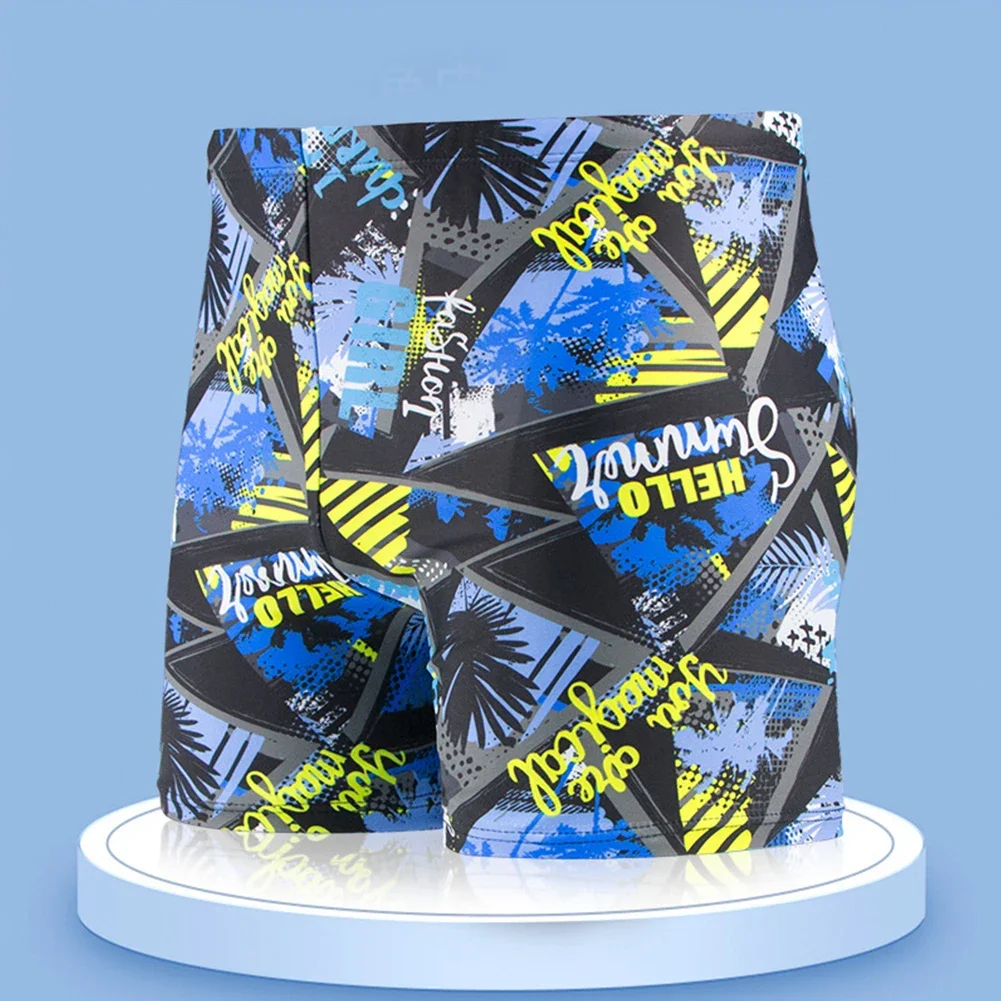 Beachwear Men Sports Training Swimsuit Hawaiian Beach Shorts Trunks Swimwear Printed Man Swim Boxer Shorts
