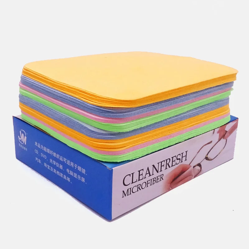 5 Pieces of High-quality Microfiber Glasses Cleaning Cloth Lens Suede Glasses Cleaner Mobile Phone Screen Glasses Cleaning Wipes