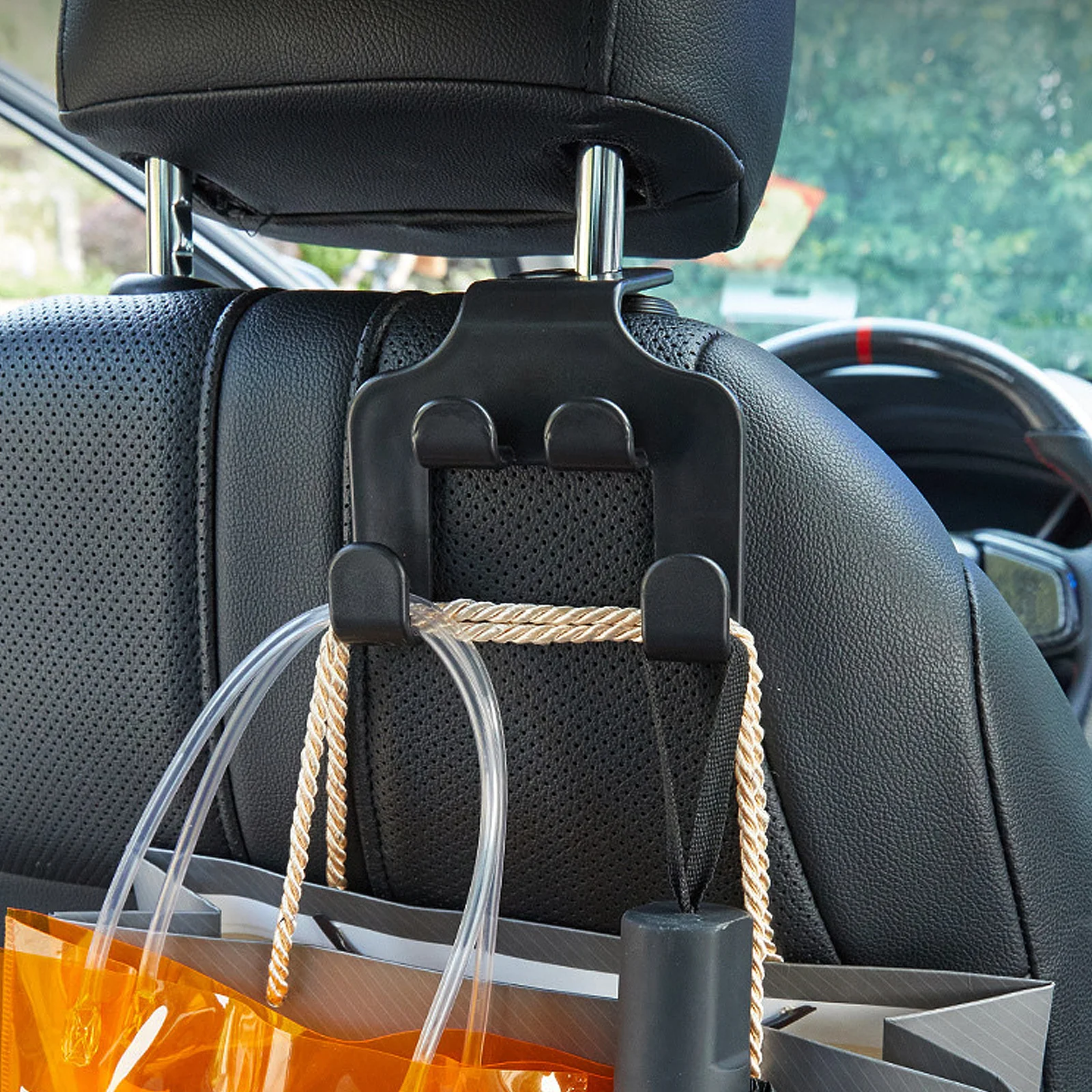 

Car Hook Multifunctional for Seat Hanger Purse Holder Hooks Cars Headrest Bag Storage
