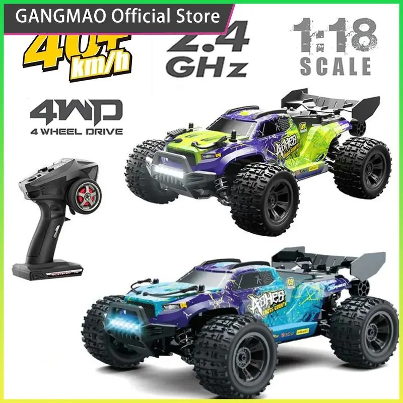 

1:18 40km/h Brushless RC Drift Car With LED Lights 4WD Electric High Speed Racing Remote Control Monster Truck for Kids Adults