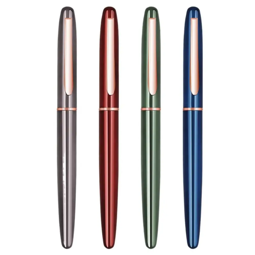 

Business Fine Nib Metal Fountain Pen Smooth Writing Calligraphy Gift Ink Pens Handwriting 0.35mm Signature Pen Student Use