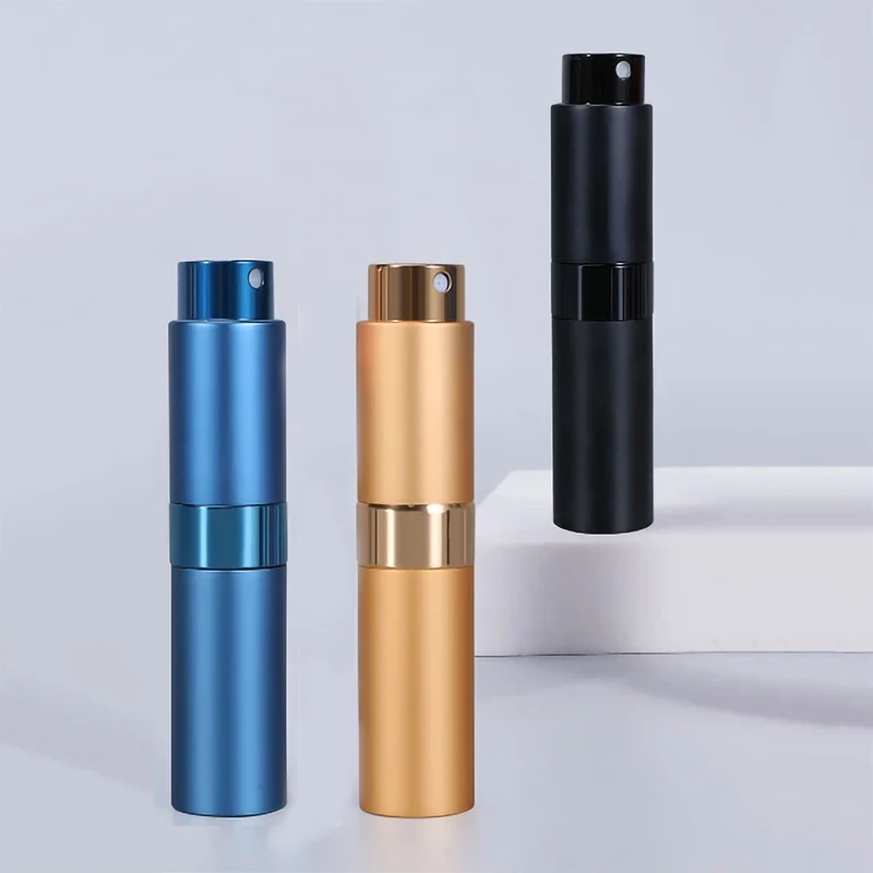 8ml Mini Refillable Perfume Bottle Metal Atomizer Spray Travel Atomizer Bottle Travel