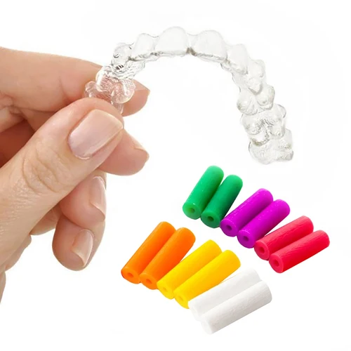 Imagen 2 del producto 12 Uds bandejas de alineación Chewies tratamiento de alineadores Chewies para alineadores Chompers herramienta removedora de Chewies nuevo