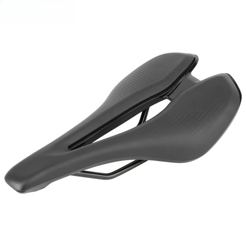Hollow Breathable Bike Saddle Integrated Vacuum Bottom Comfort Shockproof Cycling Seat for Road Bike