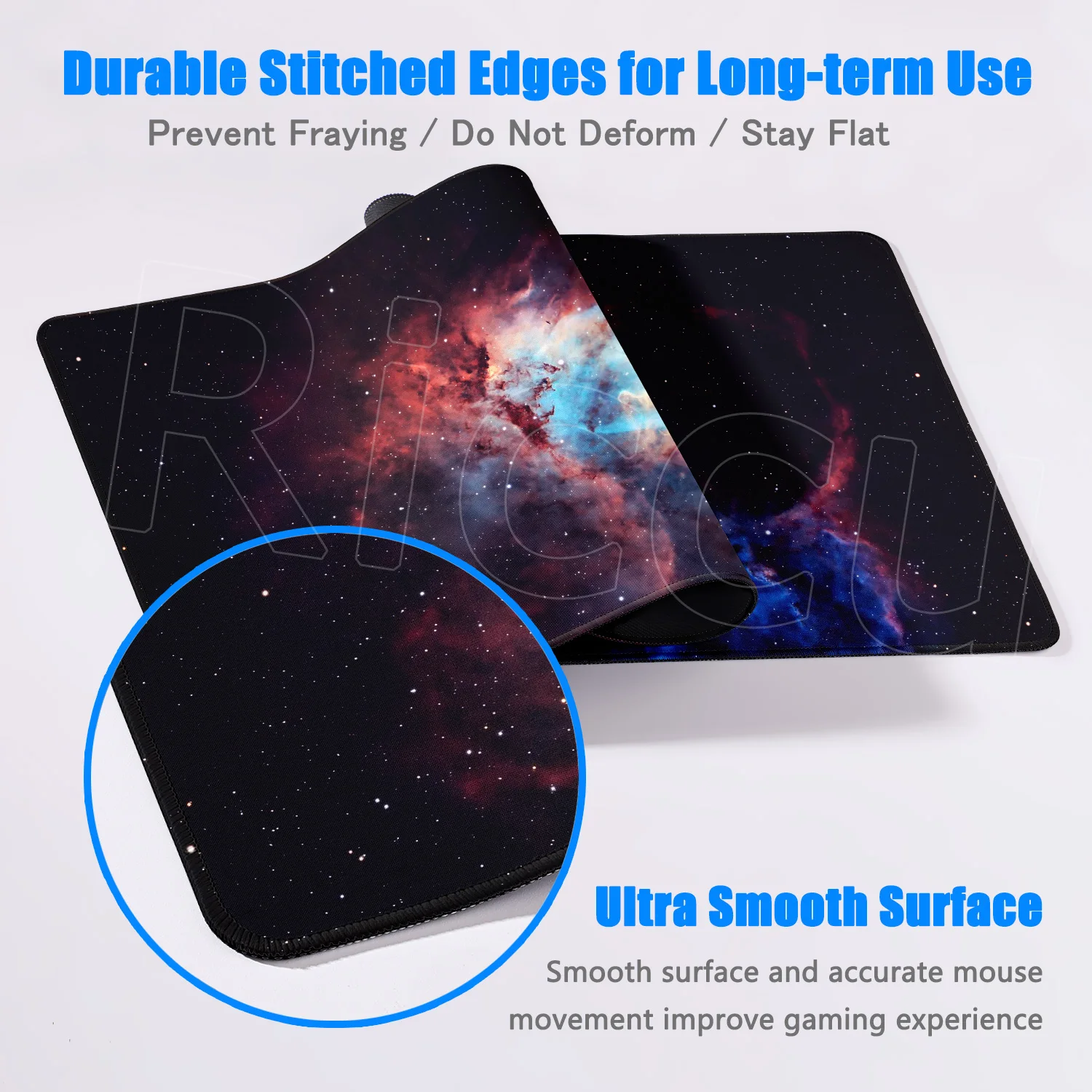 Computer Custom Big Mousepad 40x90cm Cosmic Space Starry Sky Mouse Pad Gamer Non-Slip Carpet Xxl Laptop Durable Rubber Mouse Mat